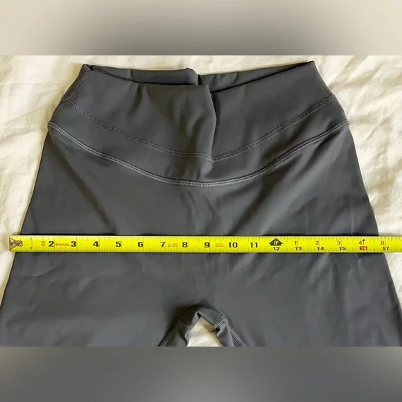 Oner Active Unified High Waisted Leggings - Charcoal Gray Size L - Picture 6 of 9